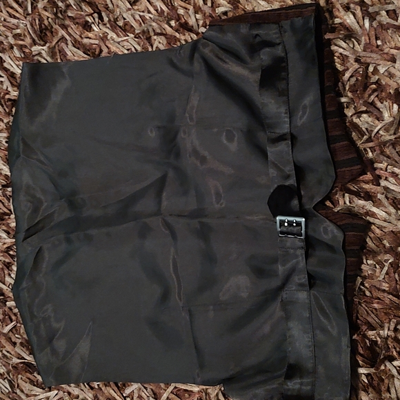 Etxart & Panno Designer Cotton Retro Vest One of a kind Petite Brown and Black - Picture 4 of 4